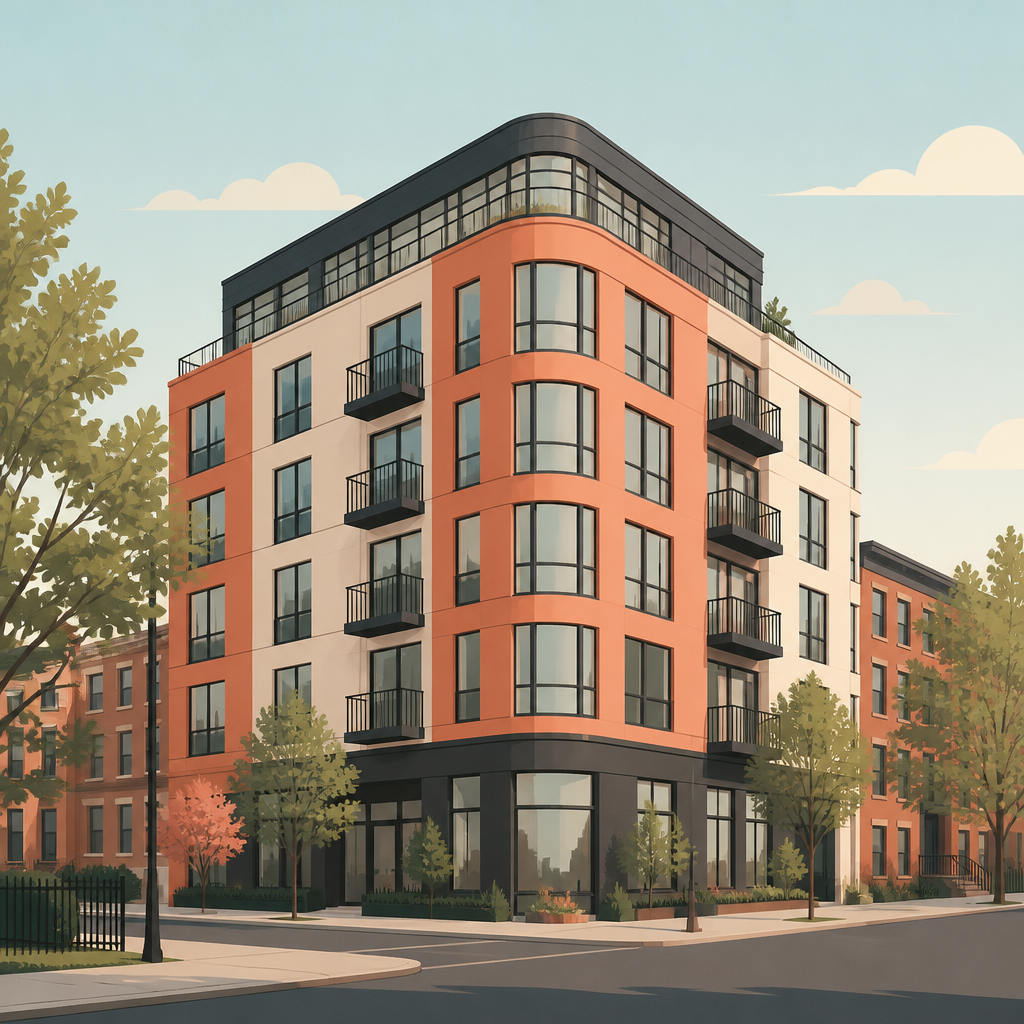 Illustration of 400 Bloomfield Street