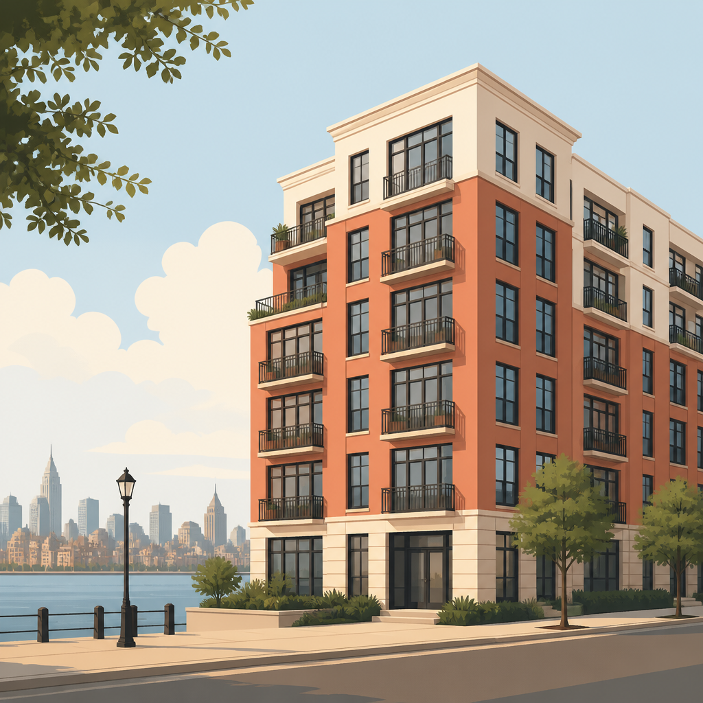 Illustration of 55 River Street